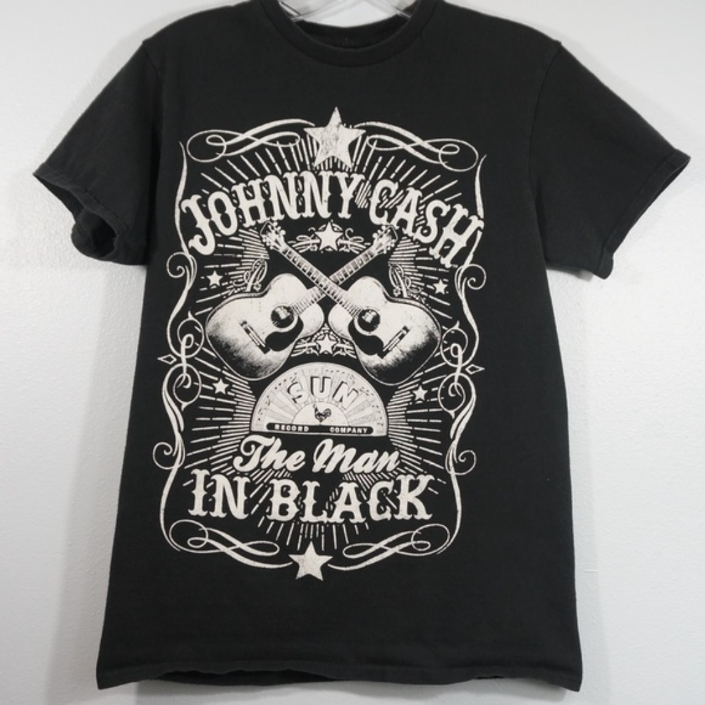 Johnny Cash Man In Black Band Tee Size Small - Picture 3 of 5